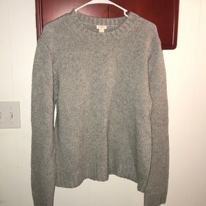 Grey J. Crew sweater